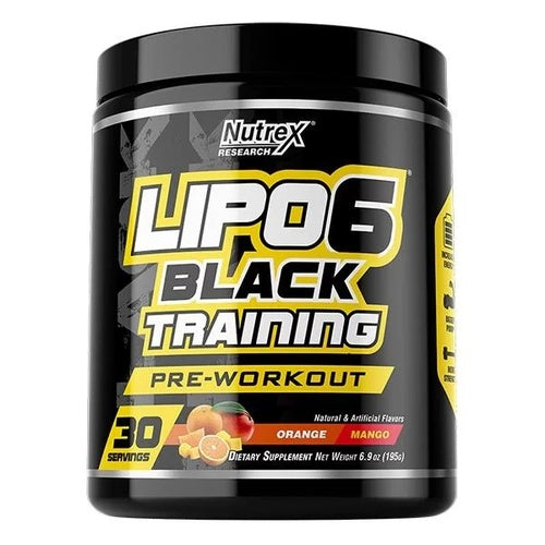 LIPO6 BLACK TRAINING NUTREX ORANGE/MANGO 30 PORCIONES
