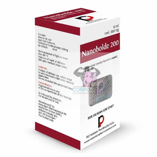 NANOBOLDE-BOLDENONA UNDECILINATO-200MG-ROTTERDAM PHARMACEUTICAL-10ML