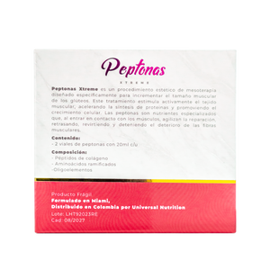 PEPTONAS XTREME LIQUID 2 VIALES 20 ML C/U