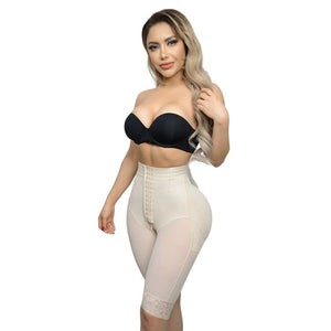 SHORT PUSH UP CAPRI DOBLE TALLA CON REALCE BOOTYLICIOUS POWERNET